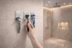 Rasiererhalter Silber (4er Set)