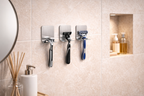 Rasiererhalter Silber (4er Set)