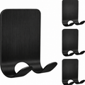Rasiererhalter Schwarz (4er Set)