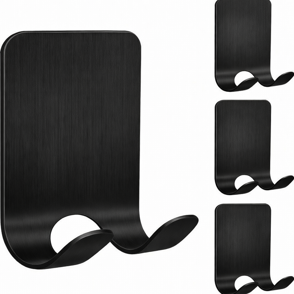 Rasiererhalter Schwarz (4er Set)